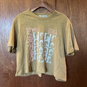 JunkFood- The Beatles cropped tee